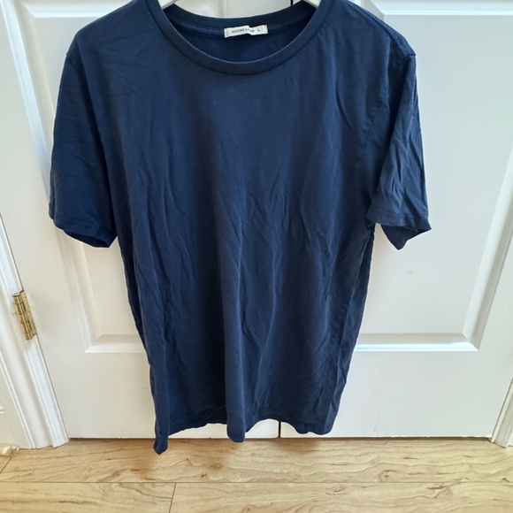 Marine Layer Signature Crew Tee - True Navy Blue - Size Large -For ALL 10 shirts - Picture 3 of 5